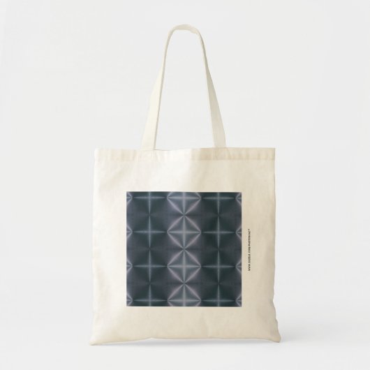 Blauwe diamanten tote bag (Voorkant)