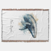 Blauwe Diepten Oceanhuis Comfort Deken (Voorkant)