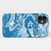 Blauwe digitale flexibele tekenkleuren voor het ve Case-Mate iPhone case (Achterkant (horizontaal))