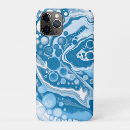 Blauwe digitale flexibele tekenkleuren voor het ve Case-Mate iPhone case (Achterkant)