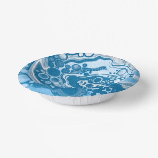 Blauwe digitale flexibele tekenkleuren voor het ve papieren kommen (Gebogen)