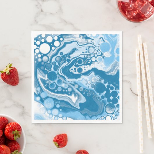 Blauwe digitale flexibele tekenkleuren voor het ve servet (Insitu)