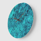 Blauwe digitale kunst met veel gemengde/labyrint l grote klok (Hoek)