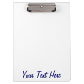 Blauwe Digitale Pixels Camouflage Textuur Klembord (Voorkant)