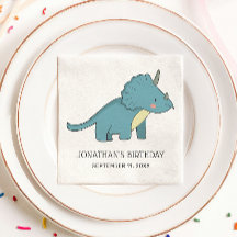 Blauwe Dinosaurus Kinderverjaardag | Triceratops D