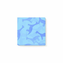 Blauwe Dinosaurus Post-it-briefjes