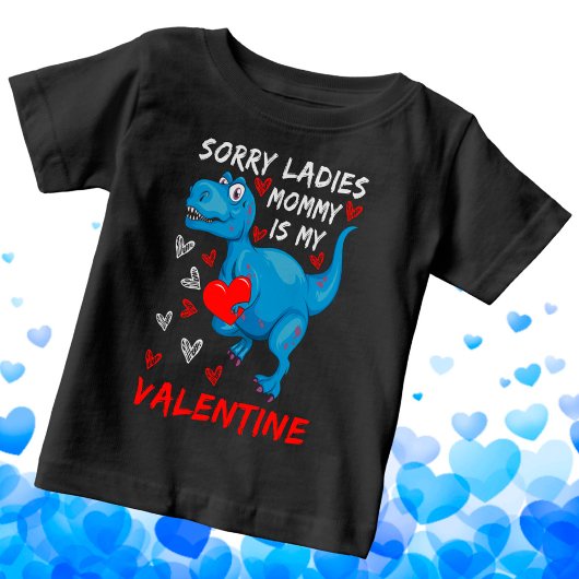 Blauwe Dinosaurus Sorry Dames Mama is mijn Valenti
