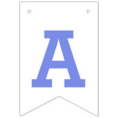 Blauwe Dinosaurus Voeg leeftijd verjaardag Dino Pa Vlaggetjes (Derde vlag)