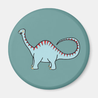 Blauwe Diplodocus Magneet