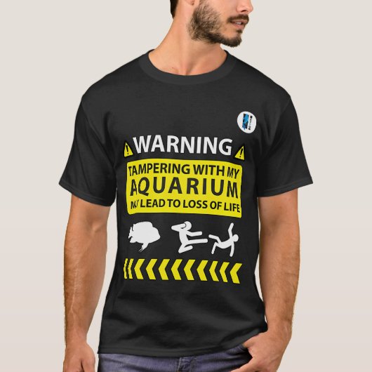 Blauwe Discus T-shirt (Voorkant)