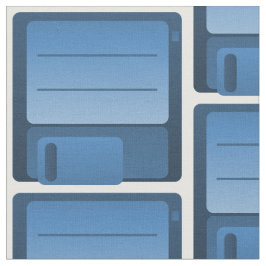 Blauwe diskettestation stof