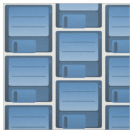 Blauwe diskettestation stof