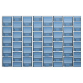 Blauwe diskettestation stof (Fat Quarter)