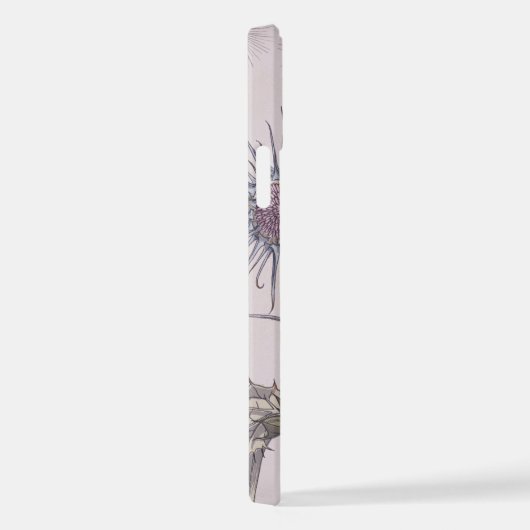 blauwe distel iPhone hoesje (Rechterkant)