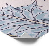 blauwe distel poster (Hoek)