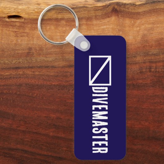 Blauwe Divemaster Sleutelhanger (Voorkant)