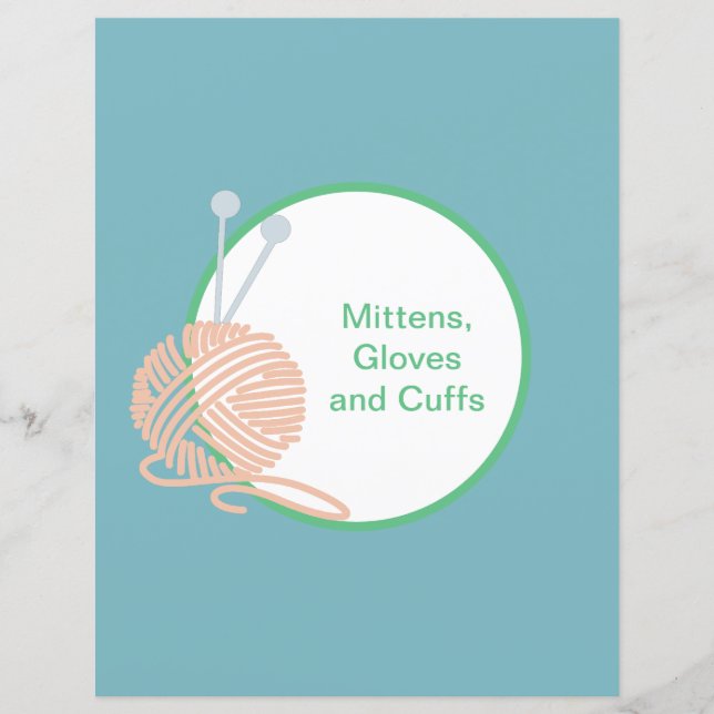 Blauwe Divider Pagina - Multomap van patroon beves (Voorkant)