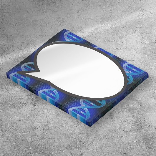 Blauwe DNA-spraakballon Medische Wetenschap Post-it® Notes