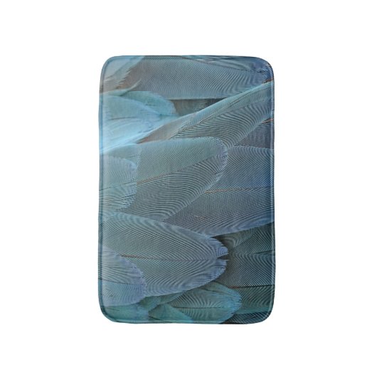 Blauwe doezelaar badmat (Voorkant Verticaal)