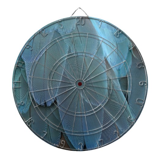 Blauwe doezelaar dartbord (Voorkant)