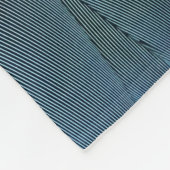 Blauwe doezelaar fleece deken (Hoek)