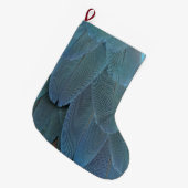 Blauwe doezelaar grote kerstsok (Voorkant (Hangend))