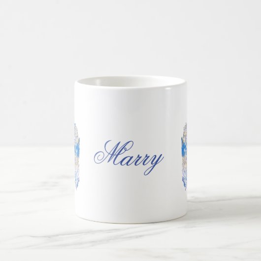 Blauwe doezelaar koffiemok (Center)