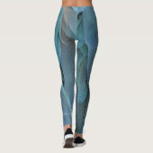 Blauwe doezelaar leggings (Achterkant)