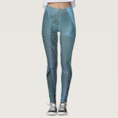 Blauwe doezelaar leggings (Voorkant)