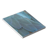 Blauwe doezelaar notitieblok (Schuin)