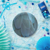 Blauwe doezelaar papieren bordje (Feest)