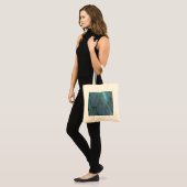 Blauwe doezelaar tote bag (Voorkant (model))