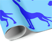 Blauwe Dog Argenta Cadeaupapier (Rol Hoek)