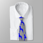 Blauwe Dog Argenta Stropdas (Gebonden)