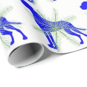 Blauwe Dog Cadeaupapier (Rol Hoek)