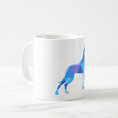 Blauwe Dog Great Dane Triangulus Koffiemok (Voorkant links)