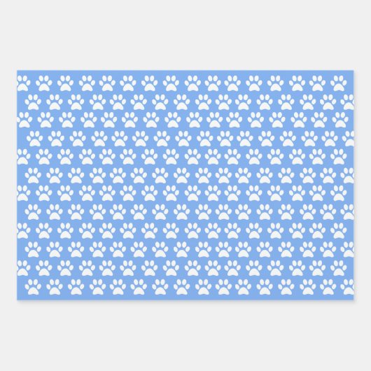 Blauwe dog met dop, papierlade 3 inpakpapier vel (Voorkant 3)