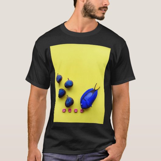 Blauwe doktersvis school t-shirt (Voorkant)