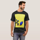 Blauwe doktersvis school t-shirt (Voorkant volledig)
