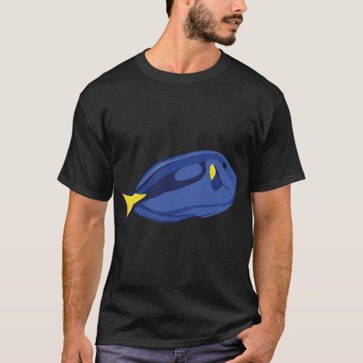 Blauwe doktersvis t-shirt (Voorkant)