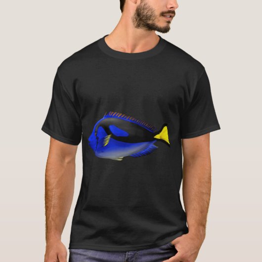 Blauwe Doktervis T-shirt (Voorkant)