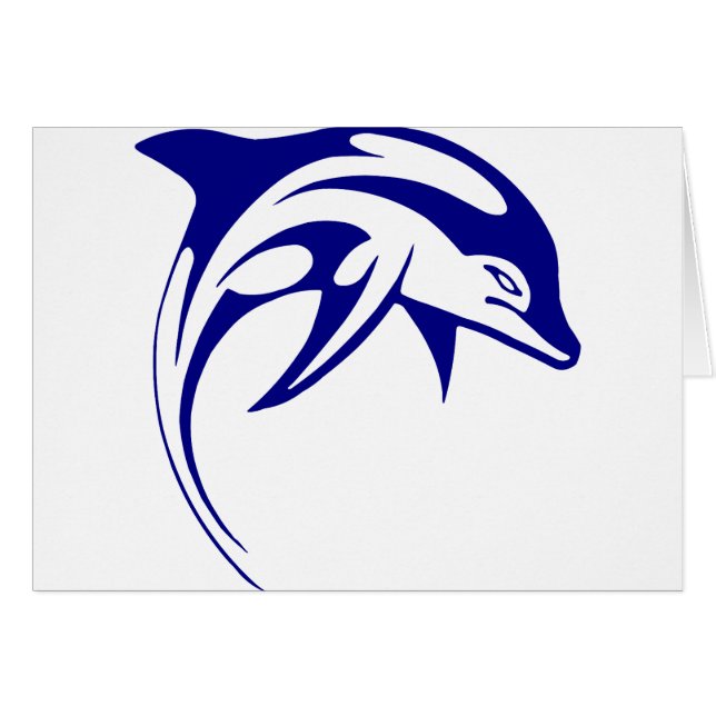 Blauwe dolfijn (Voorkant Horizontaal)