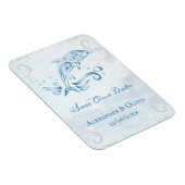 Blauwe dolfijn bespaart de datum magneet (Rechterzijde)