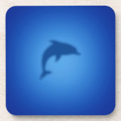 Blauwe dolfijn bier onderzetter (Voorkant)