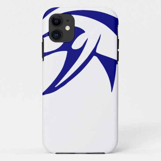 Blauwe dolfijn Case-Mate iPhone case (Achterkant)