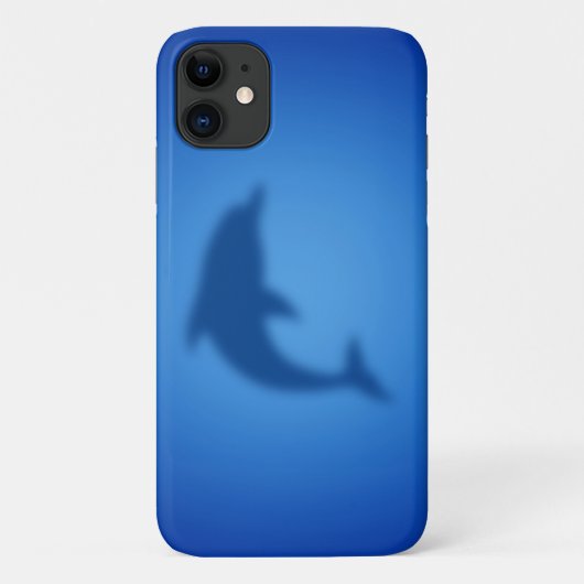 Blauwe dolfijn Case-Mate iPhone case (Achterkant)