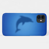Blauwe dolfijn Case-Mate iPhone case (Achterkant (horizontaal))