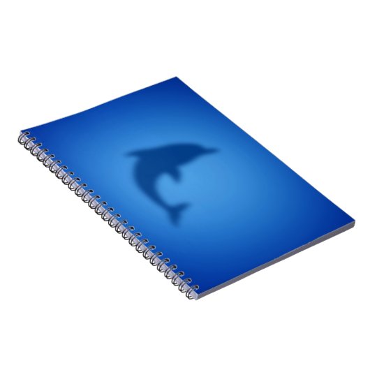 Blauwe dolfijn notitieboek (Rechterzijde)