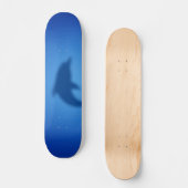 Blauwe dolfijn persoonlijk skateboard (Voorkant)