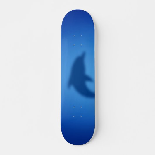 Blauwe dolfijn persoonlijk skateboard (Voorkant)